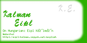 kalman eipl business card